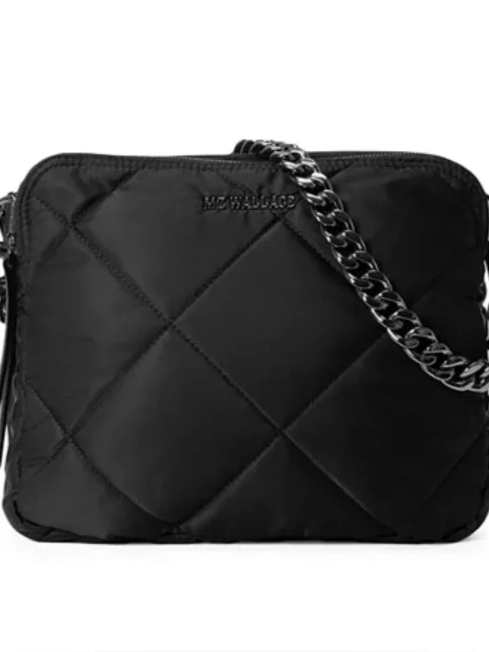 MZ Wallace Madison Crossbody II - Black Quilted Nylon (MINT Condition!)